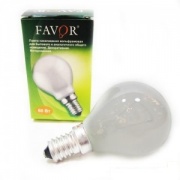 FAVOR Лампа накаливания ДШМТ Е14 40W матовая 230V P45