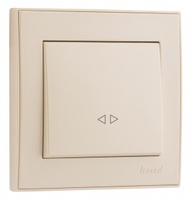 Lezard RAIN Выключатель промежуточный крем 703-0388-107