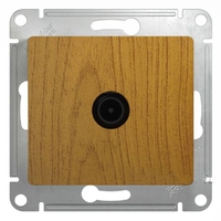 Schneider electric GLOSSA TV РОЗЕТКА одиночная 1DB, ДЕРЕВО ДУБ GSL000591