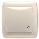 Viko Carmen розетка с крышкой крем 90562012