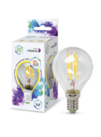 ASD Лампа светодиодная LED-ШАР-PREMIUM 5Вт 160-260В Е14 3000К 450Лм прозрачная 4690612004150