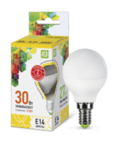 ASD Лампа светодиодная LED-ШАР-standard 3.5Вт 160-260В Е14 3000К 320Лм 4690612000367