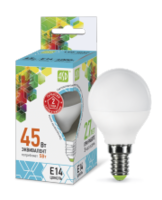 ASD Лампа светодиодная LED-ШАР-standard 5Вт 160-260В Е14 4000К 450Лм 4690612002149