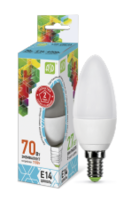 ASD Лампа светодиодная LED-СВЕЧА-standard 7.5Вт 160-260В Е14 4000К 675Лм 4690612003931