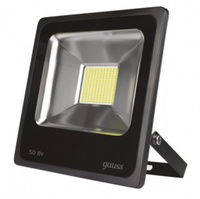 Gauss прожектор светодиодный 50W IP65 6500К черный 613100350