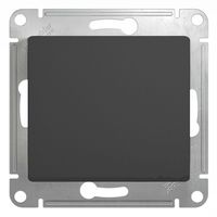 Schneider electric GLOSSA 1-клавишный ПЕРЕКЛЮЧАТЕЛЬ, сх.6, 10АХ, механизм, АНТРАЦИТ GSL000761
